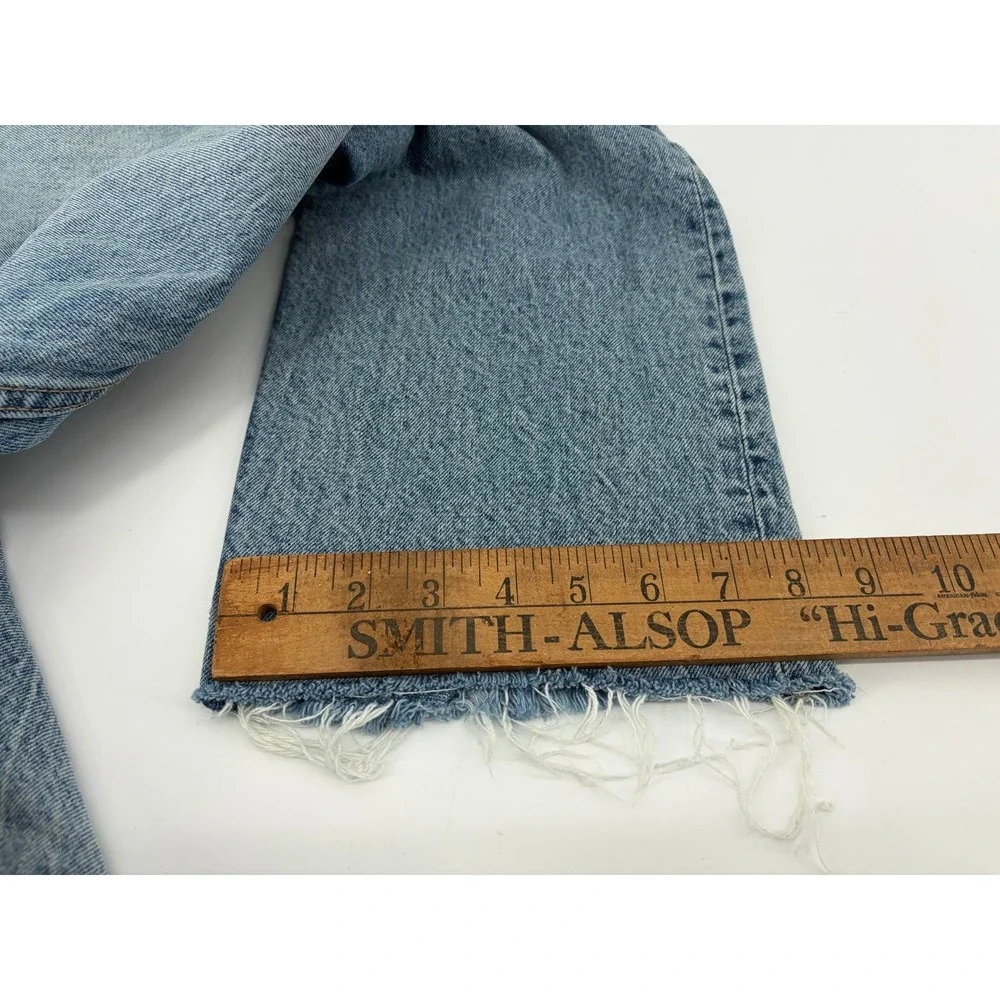 Zara Medium Wash Jeans, Button Fly, Women's Size 8, Pre-Owned